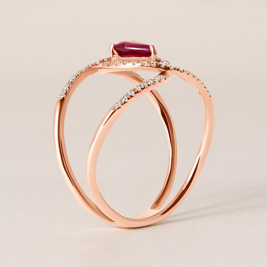 Ruby & Diamond Ring