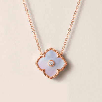 Reversible Clover Diamond Necklace