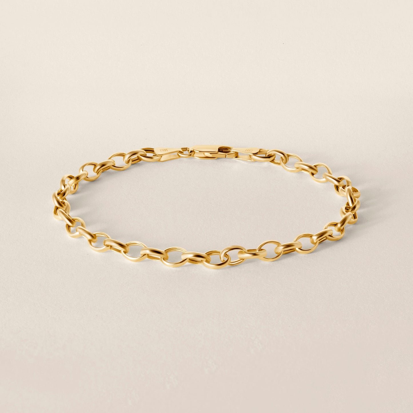 Classic Gold Chain Link Bracelet