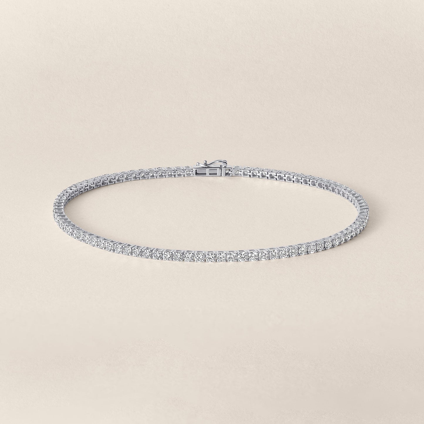 2.27 CTS Tennis Lab Diamond Bracelet