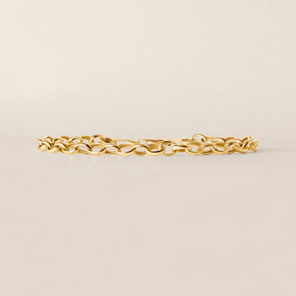 Classic Gold Chain Link Bracelet