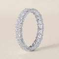 14k White Gold Lab Diamond Eternity Band