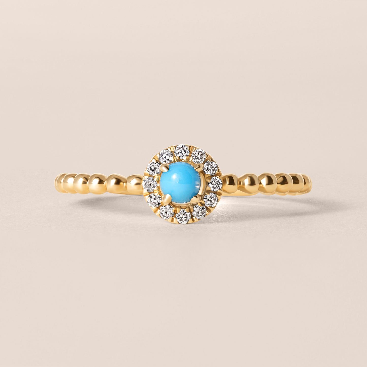 Turquoise Diamond Ring