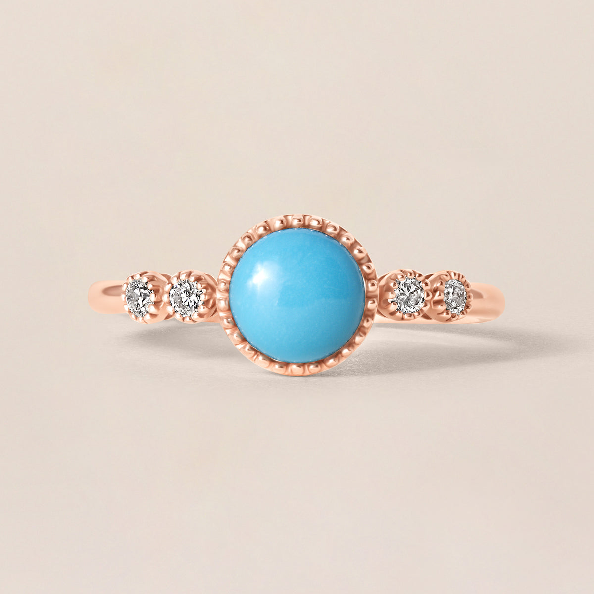 Turquoise & Diamond Ring