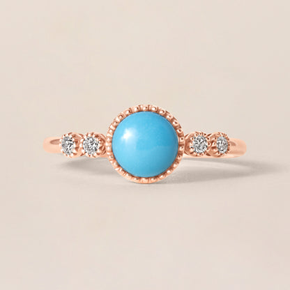 Turquoise & Diamond Ring