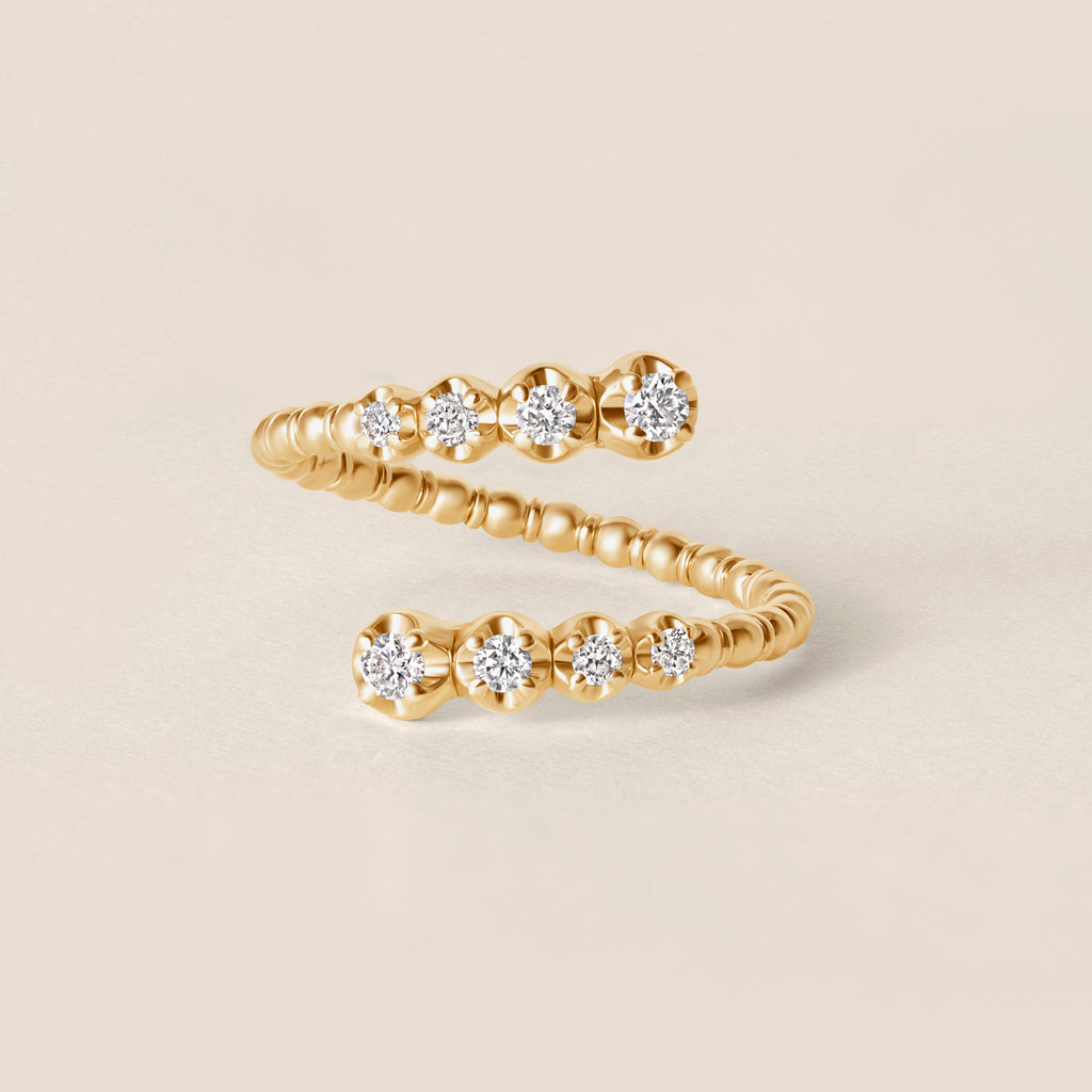 Spiral Wrap Gold Ring
