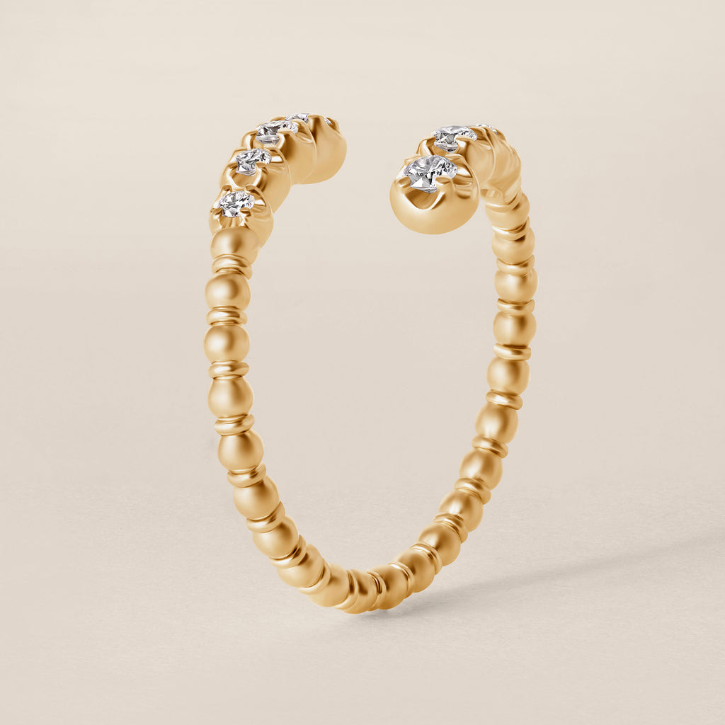 Spiral Wrap Gold Ring