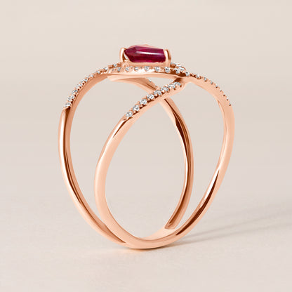 Ruby & Diamond Ring